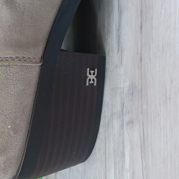 Sam Edelman Bronson Putty Suede Boots NIB - Picture 4 of 15